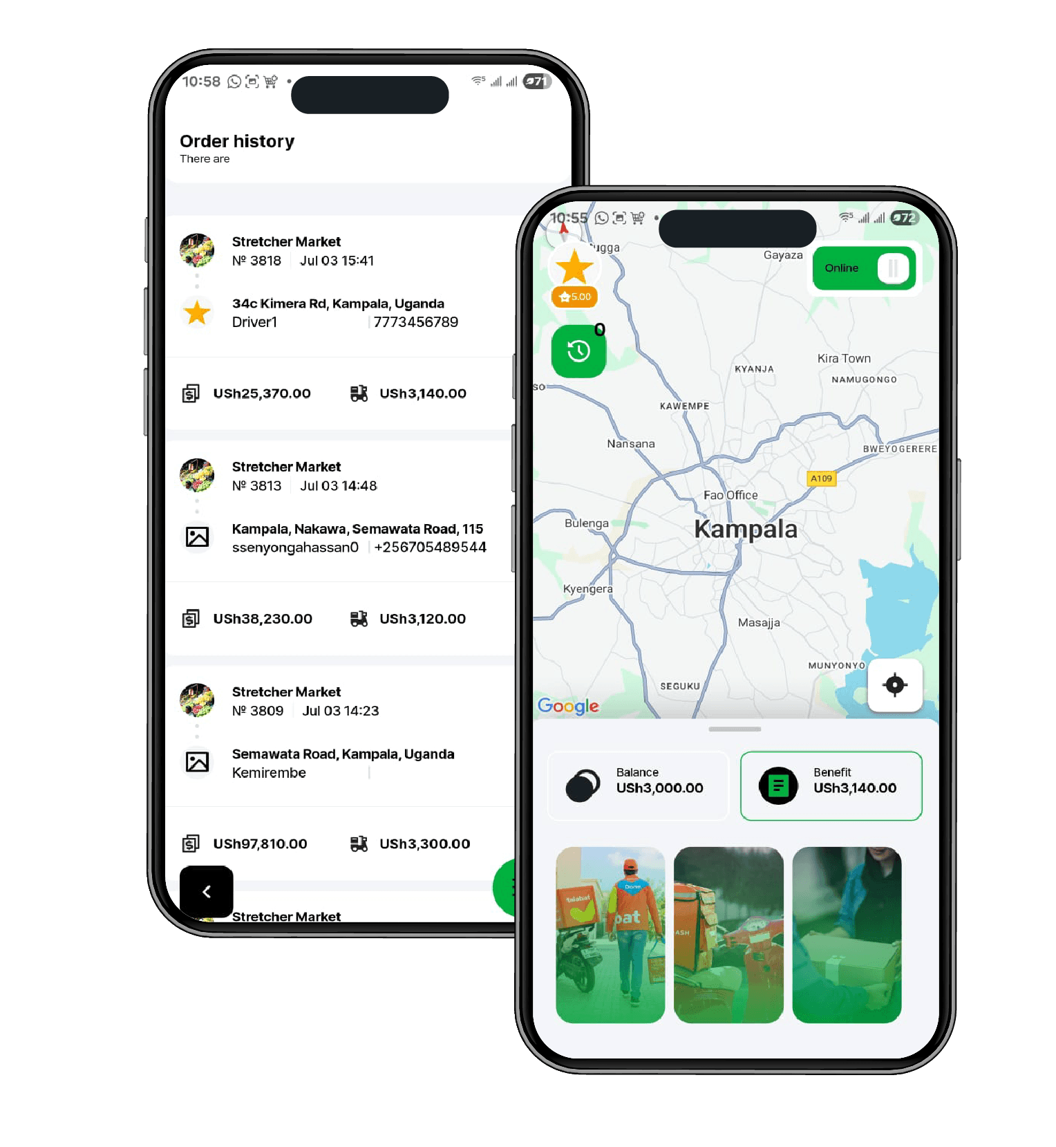 grocery courier app